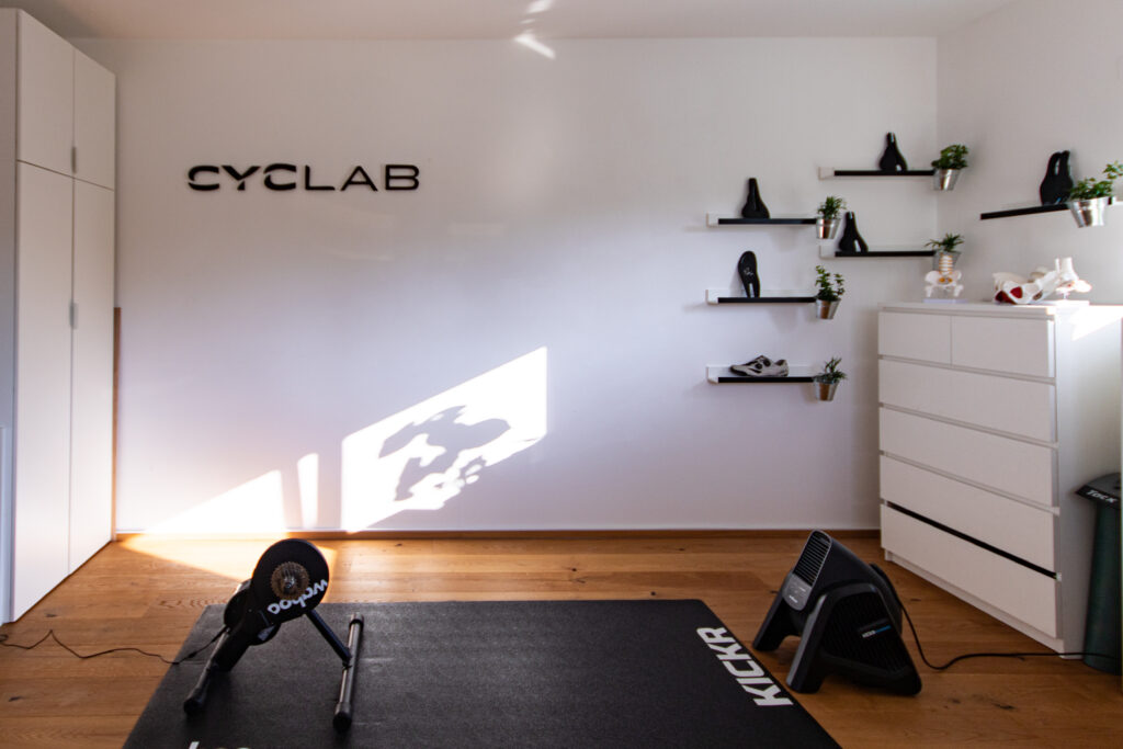Photograph of bikefitting office cyclab